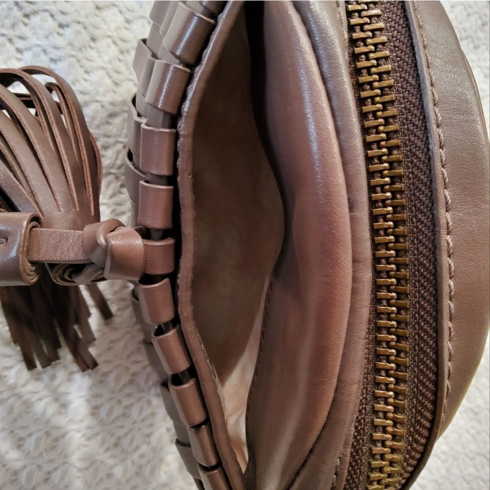 Cynthia Vincent Billy Leather Tassel Crossbody - Picture 6 of 10